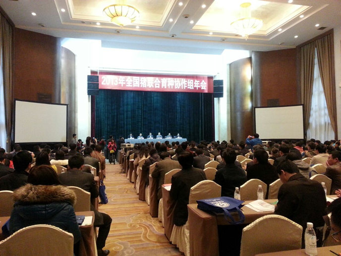 我場(chǎng)參加2013年全國豬聯(lián)合育種協(xié)作組年會(huì)