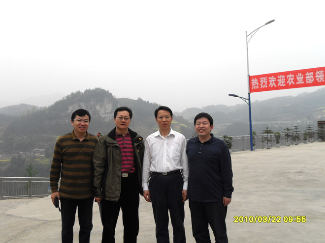 農(nóng)業(yè)農(nóng)村部張?zhí)熳艨値?、陳章全司長到重慶69指導(dǎo)工作